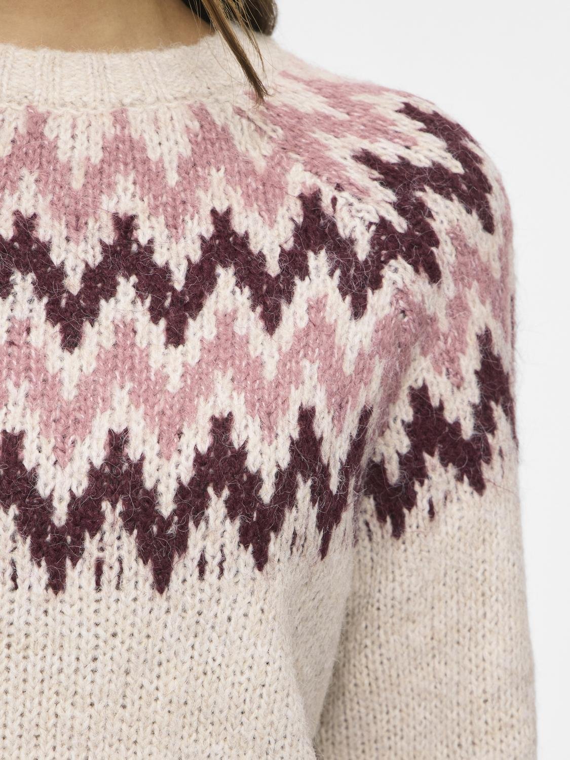 VITONI Pullover - Super Light Natural Melan - VERO MODA & VILA Bergvik